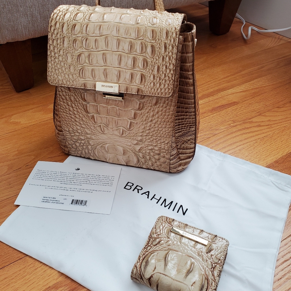 Brahmin Margo Backpack Melbourne in Honeycomb